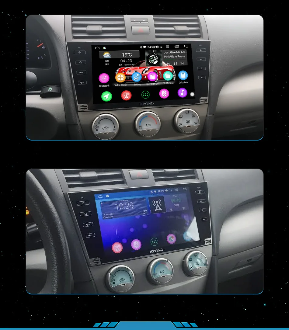 Excellent Andrid Car Radio Multimedia Player 2 din Car GPS Stereo for Toyota Camry Aurion 2007 2008 2009-2011 with Navigation Mirror Link 1