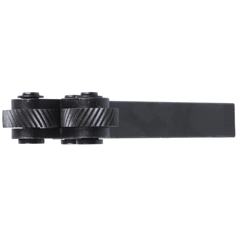 

26mm Dia Dual Wheels 2.0mm Pitch Linear Knurl Knurling Tool