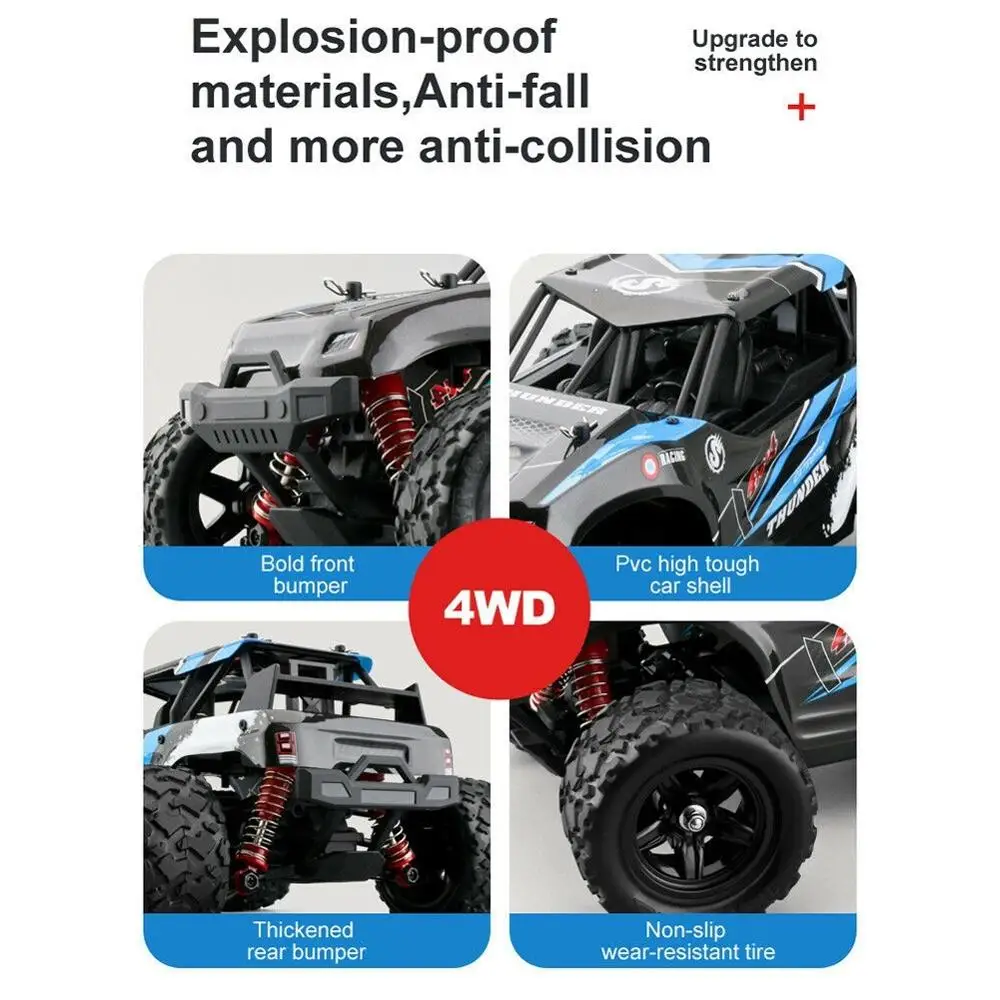 Радиоуправляемый автомобиль внедорожник масштаб 1:18 2 4 ГГц радиоприемник 4WD