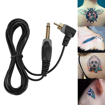 

2.25 meters Tattoo Clip Hook Line with Curved Head RCA Plug for Tattoo Mac Silicone