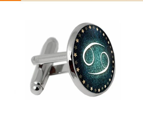 

Supply of Goods 2017 New Style Trend Hot Selling Zodiac Signs Time Stone Cufflinks Cancer Ck219