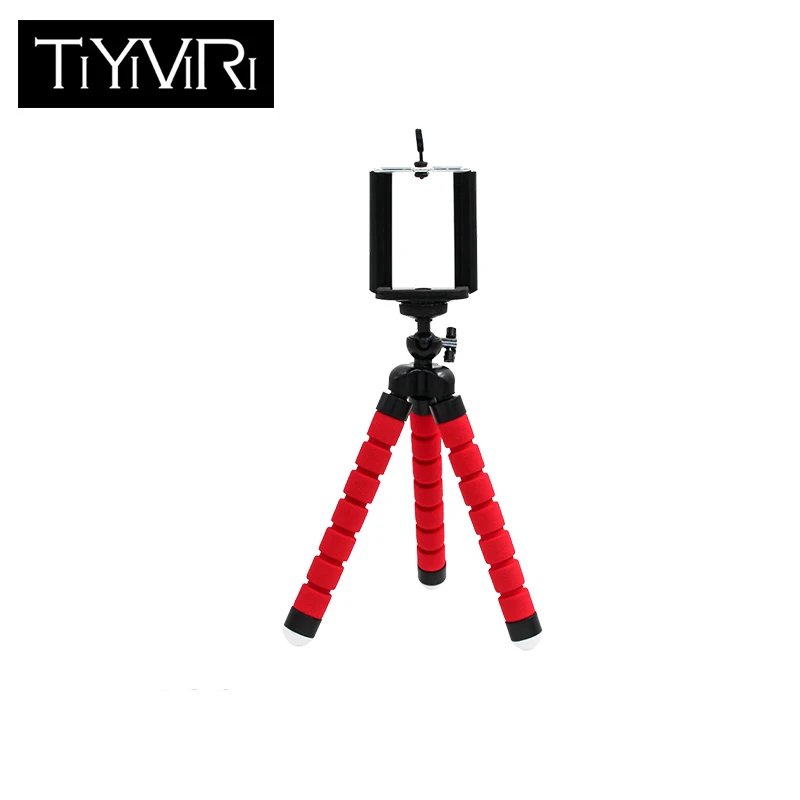 

TiYiViRi For Gopro 6 5 Camera Flexible Mini Tripods Octopus Sponge Gorillapod Tripod For Mini Cameras For iPhone Xiaomi HUAWEI