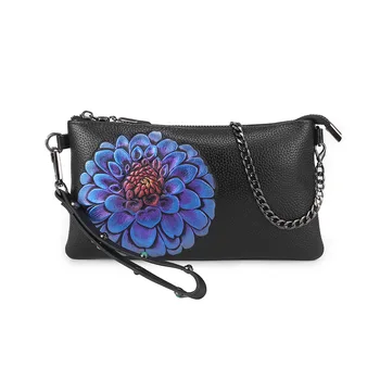 

Fashion Women's Wrist Wallet Mini Ladies Hand Bags Genuine Leather Luxury Purses And Handbags Women Bags Designer Clutch Bag Sac