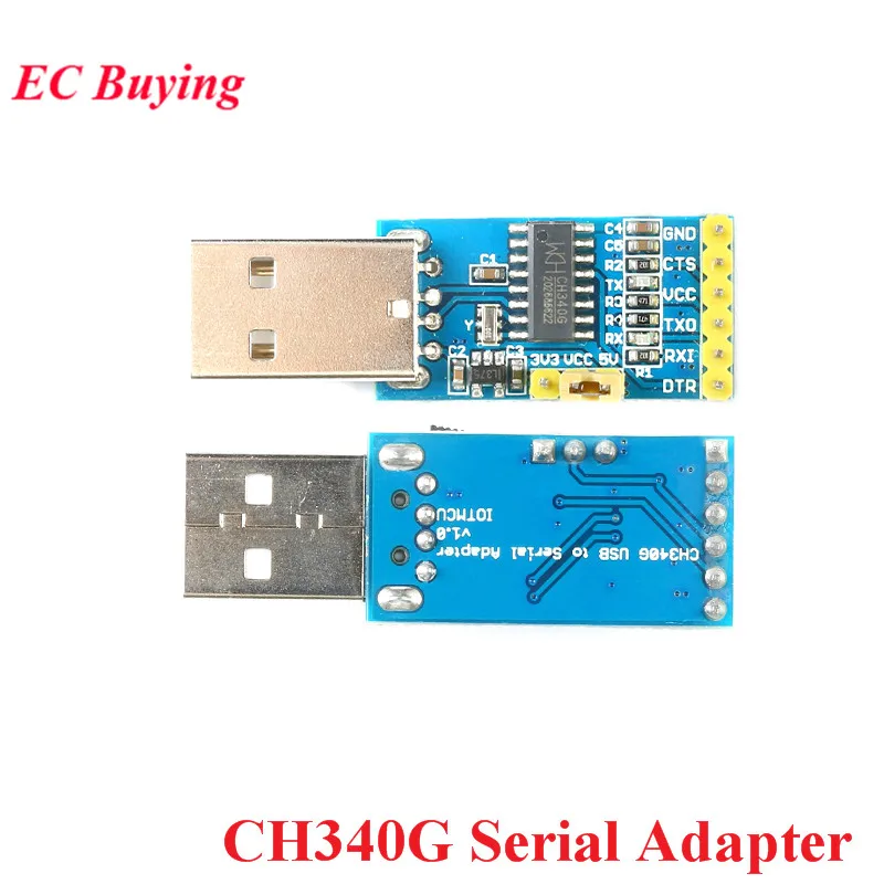 CH340G USB к ttl последовательный адаптер загрузчик 3 V 5V конвертер Pro Mini STC ISP для
