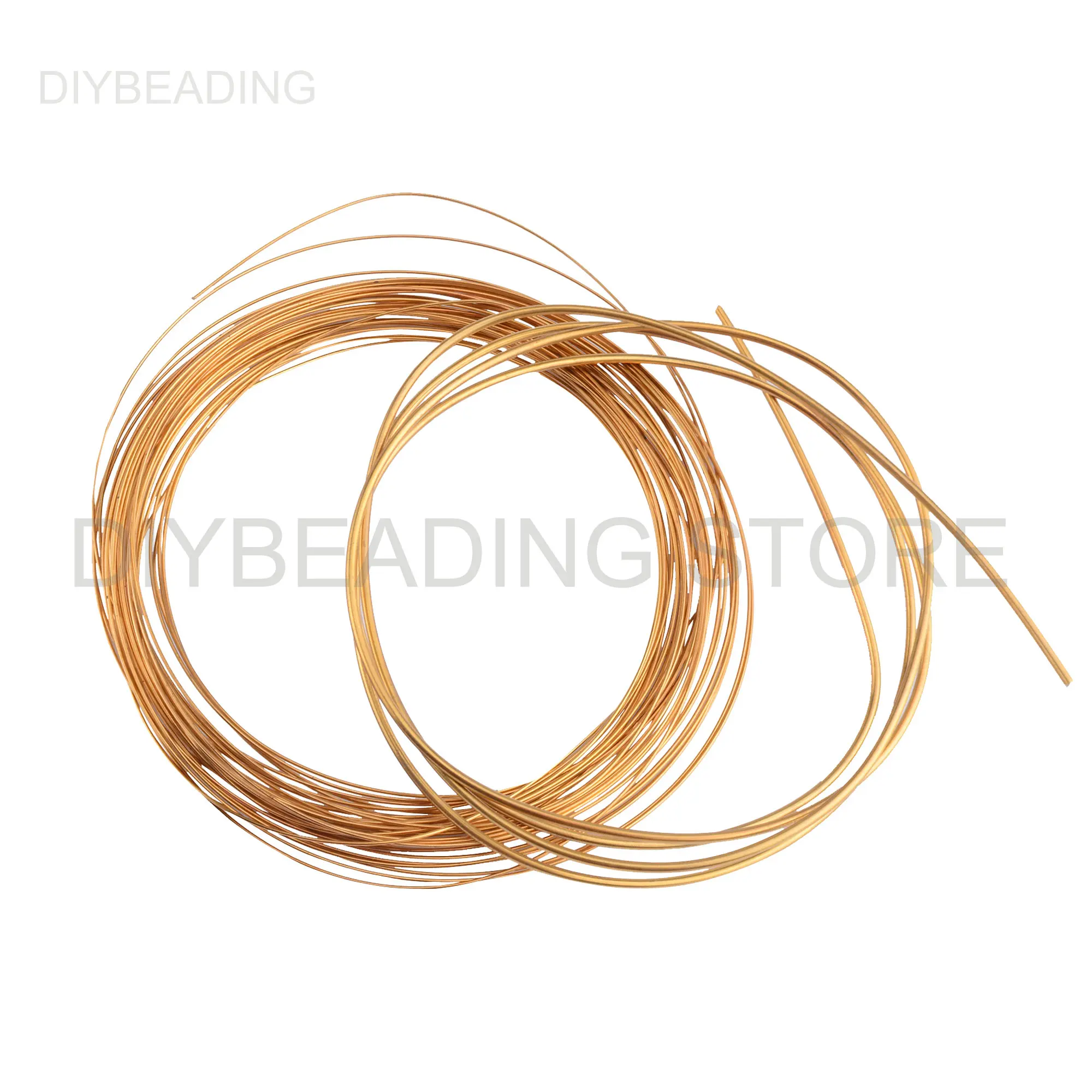 Wrapping Wire for Jewelry Making Solid Half Hard Brass Smooth Round 18 20 22gauge Wire for Ring Necklace Bracelet Earring Making