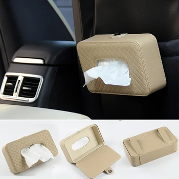 

High grade hanging type paper towel box car inside leather paper towel hanger type convenient and quick car interior Articles 3