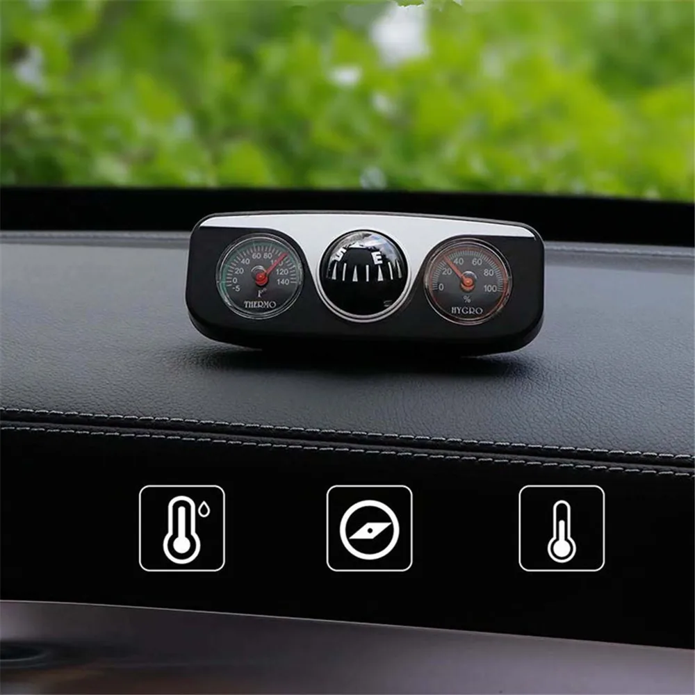 Super Practical Multi-Function Car Thermometer Compass