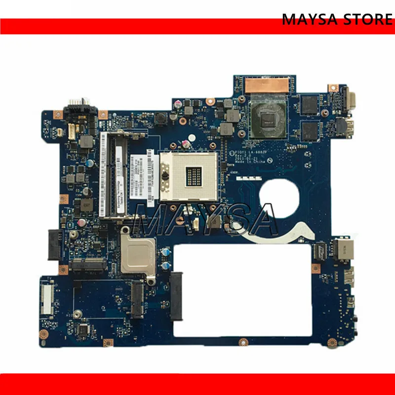 Основная плата PIQY1 для Lenovo Y570 материнская ноутбука HM65 DDR3 GT555M 2 Гб видеокарта 100%
