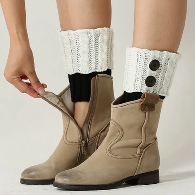 2021 Vrouwen Nieuwe Winter Twist Gebreide Witte beenwarmers Korte Laars  Manchetten Zwarte leg warmers Voor Laarzen Meisje Warmer Sokken Enkel  warmers voetenwarmer|Beenwarmers| - AliExpress