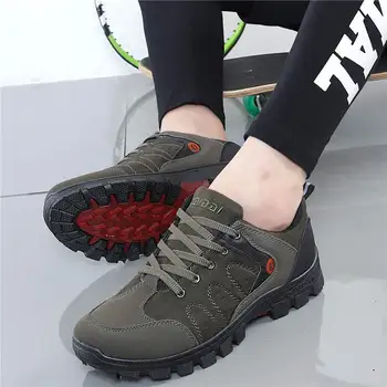 

Outdoor Waterproof Platform Hiking Sneakers Mens Travel Shoes Breathable Non-slip Wear Walking Footwear Autumn Men Casual Shoes