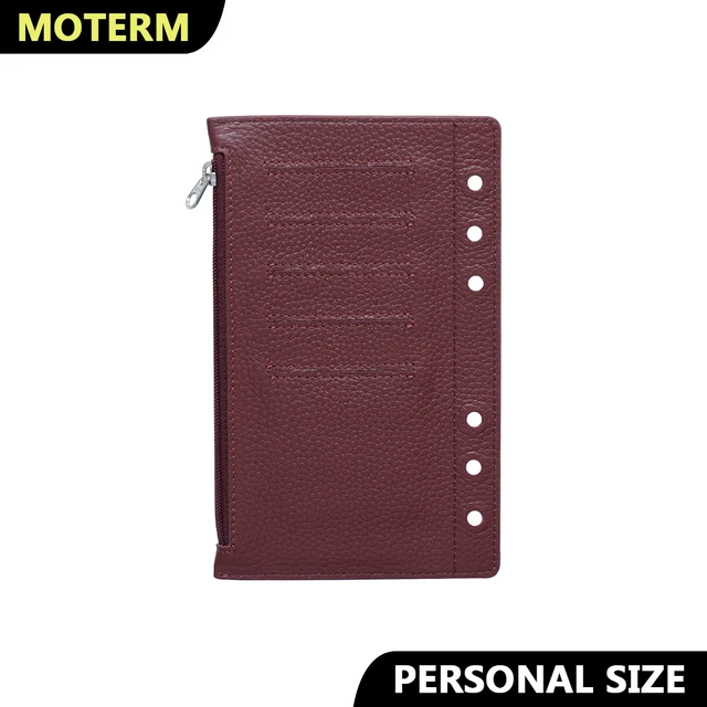 Moterm Full Grain Vegetable Tanned Leather Regular 2.0 Pocket Size Rings  Planner A7 Notebook Agenda Organizer Diary Sketchbook - AliExpress