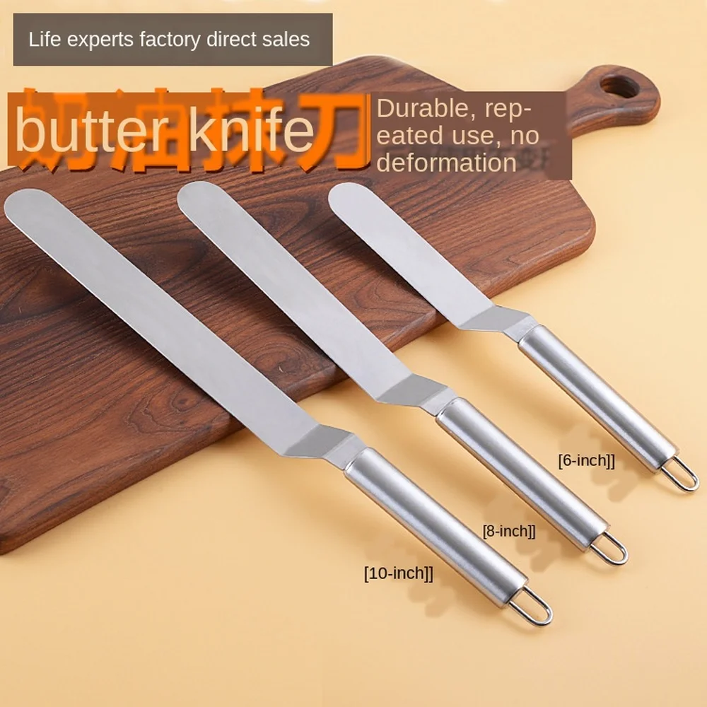 

Cake Decorating Tools Stainless Steel Baking & Pastry Tools Portable Cream Spatula Cake Butter Accessories Kitchen Gadgets
