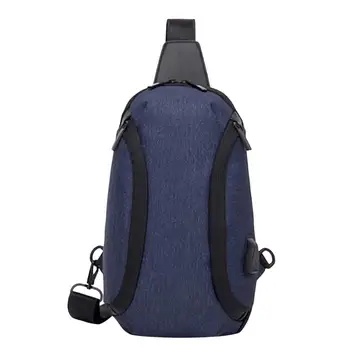 

2020 New Polyester Crossbody Waist Bag Casual Wild Simple Single Shoulder Belt Bag Chest Money Belt Bag Men Fanny Pack Black /E
