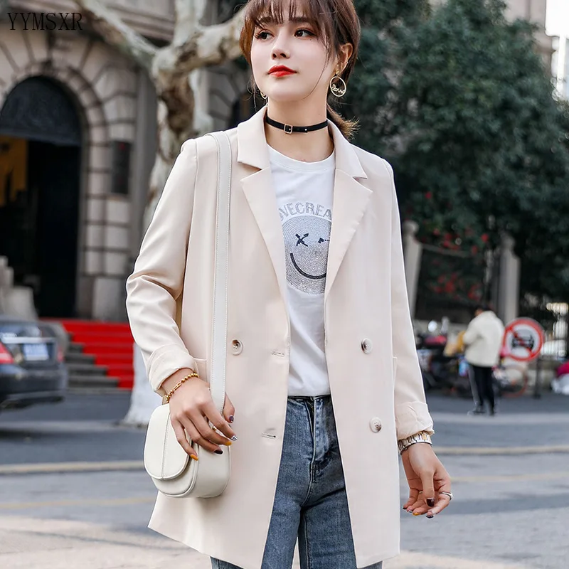 Elegant lady office jacket feminine small suit 2020 new spring and autumn high quality loose women's blazer Temperament Coat