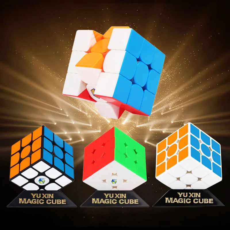 Yuxin Huanglong 3x3 Магнитный скоростной магический куб 3x3x3 Cubo Magico 3*3 Игра-Головоломка Развивающие игрушки для детей игровой Спиннер с кубиками