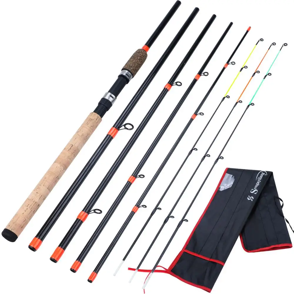 Sougayilang 3m Feeder Rod L M H Power Fishing Rod Ultralight Weight 6 Section Carbon Spinning Travel Rod Fishing Tackle De Pesca Sougayilang 3m Feeder Rod L M H Power Fishing Rod Ultralight Weight 6 Section Carbon Spinning Travel Rod Fishing Tackle De Pesca