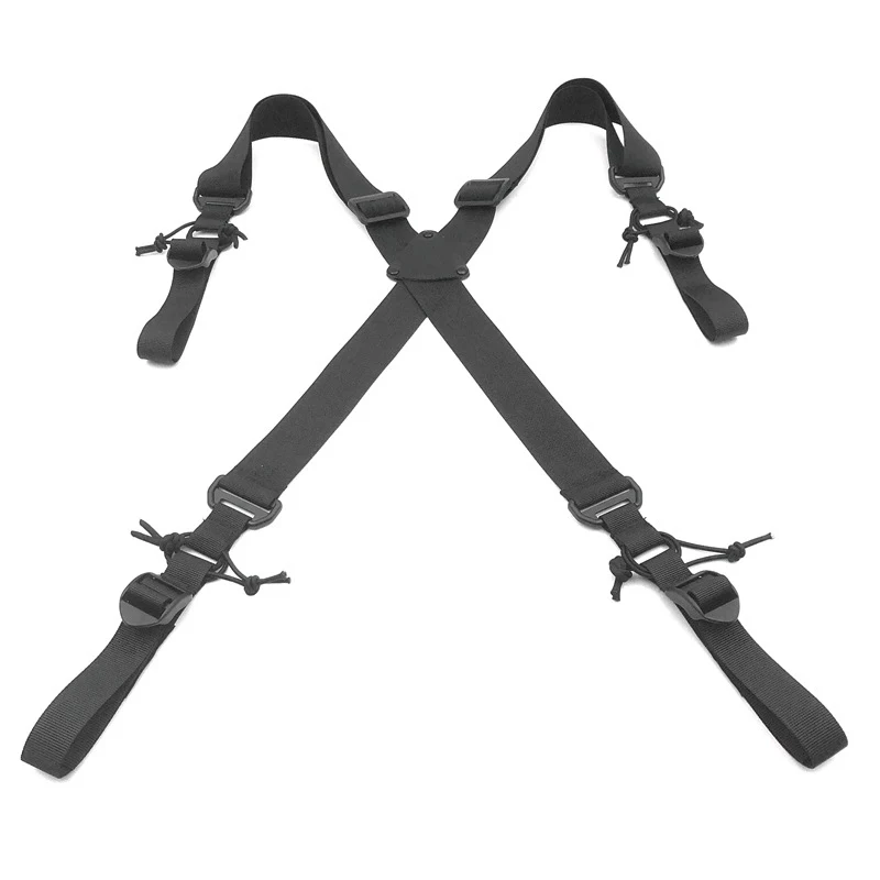 

High Quality Adjustable X-type Suspenders Multi-function Tactical Duty Belt Harness Combat Belt Strape For Outdoor Activities