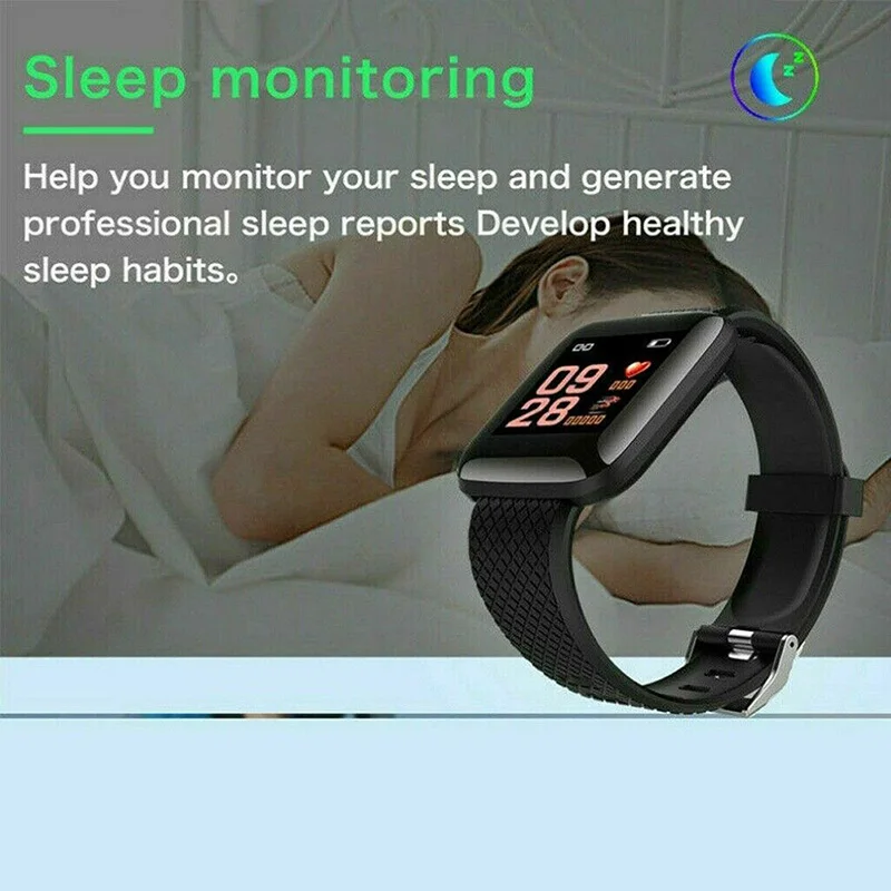 

Smart Bracelet Bluetooth 4.2 Blood Oxygen Pedometer Calories Burned Sleep Monitor Sport Watch JLRL88