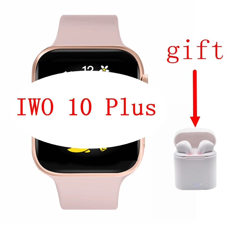 IWO 10 Plus 44 мм Bluetooth Вызов Смарт часы коробка gps звук сердечного ритма для Apple IPhone Android