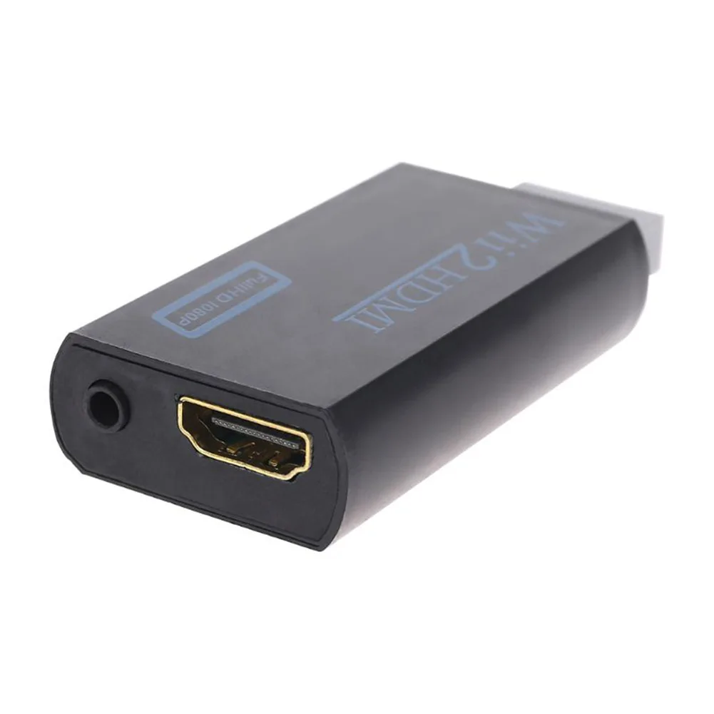  Mini 3.5 millimetri di Uscita Audio Per Wii a HDMI 720P 1080P HD Video Converter Adattatore Stereo 