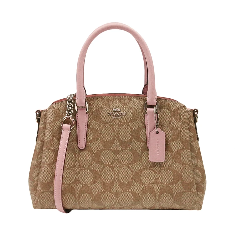 Coach Signature Mini Sage Carryall сумка через плечо F29434/F50054 - Цвет: F29434SVAVK