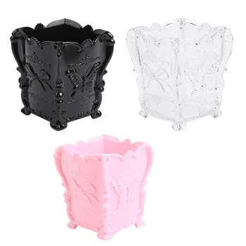 

Makeup Organizer Box Makeup Brush Holder Organizer Makeup Storage Organizer Box Case Containers Pen Holder Desk Organizer Pencil