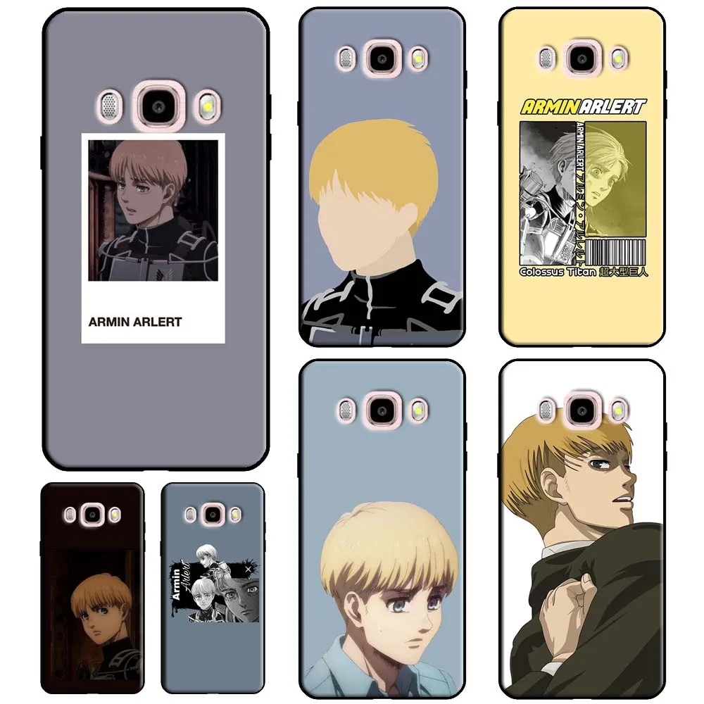 Armin Arlert Attack on Titan Cool For Samsung Galaxy A5 A3 J3 J7 J5 2016 2017 J4 J6 J8 A8 A6 Plus J2 Core 2018 Phone Cover | Мобильные