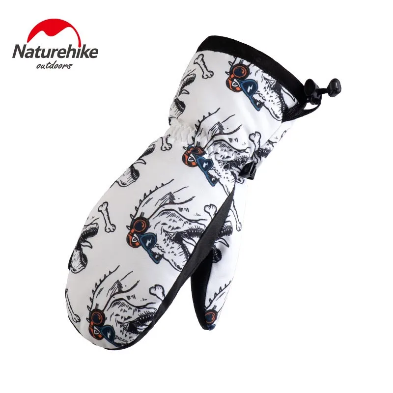 Naturehike Skiing Gloves-15℃~0℃ Duck Palm Warm Thickening Windproof Waterproof Outdoors Internal Five Fingers Design Skate