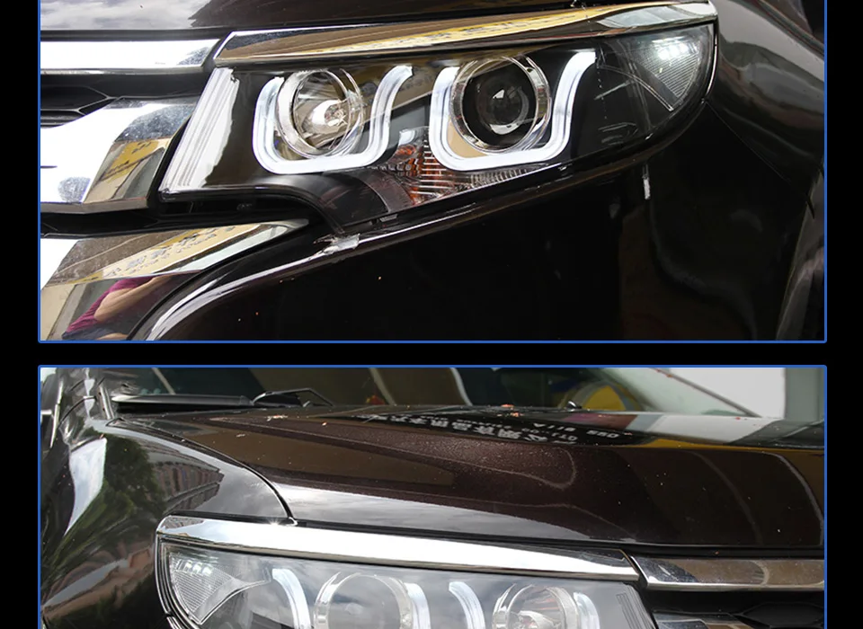 Фары для автомобиля Ford EDGE 2012- DRL дневные ходовые огни головная лампа светодиодный Биксеноновая лампа Противотуманные фары тюнинг автомобильные аксессуары