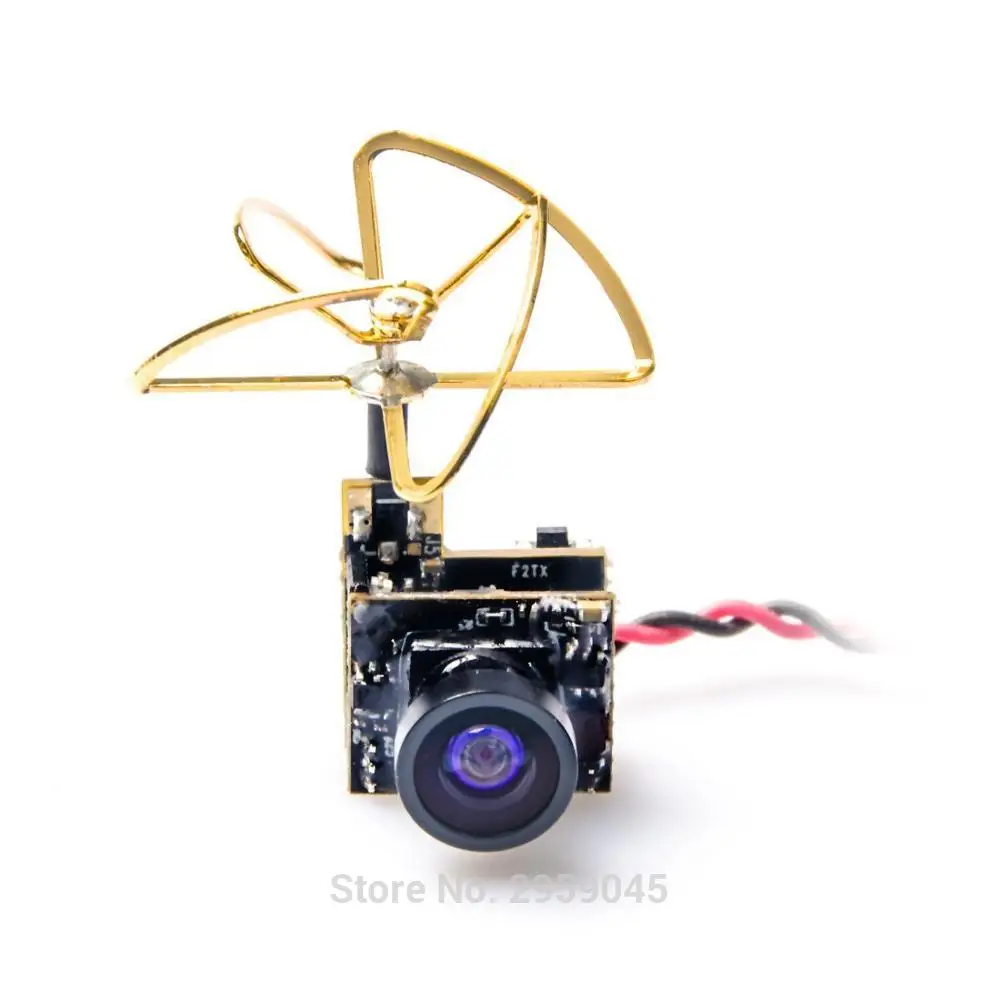 Камера AKK S2 5 8G 48CH 25mW VTX 600TVL 1/3 Cmos AIO FPV с антенной клевера для Drone как крошечные Whoop Blade