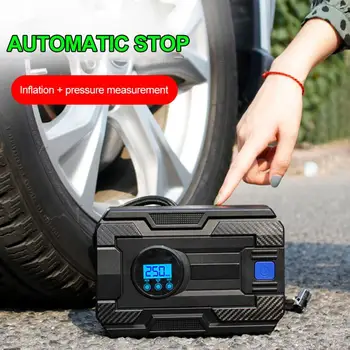 

Car Accessories Digital Car Tire Inflatable Pump Auto Portable Air Compressor For Cars Wheel Tires Electric Mini Tyre Inflator