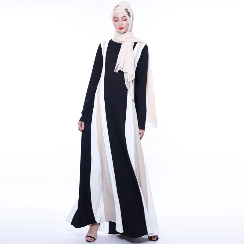 Черное Дубайский Мусульманский платье хиджаб Абая для женщин Caftan турецкие мусульманские платья молитвенная одежда Оман марокканский кафтан Djelaba