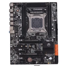 X99 Lga2011-3 материнская плата для Intel I7 E5-V3/E5-V4 4-канальный Ddr4 64G Ram, Накопитель SSD с протоколом NVME M.2, Sata3.0, Usb3.0, Pcie16X