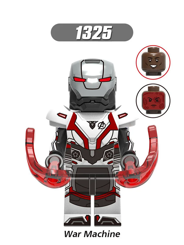 

Single sale LegoINGlys Super Heroes Avengers 4 Figures Hawkeye War Machine Happy Hogan Iron Man Bricks Toys Kids Gifts X0265