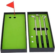 Jeu de Stylo de Golf, Mini Bureau Golf Stylo Coffret cadeau, Mini Jeux de Table, Golf EnthusiastStationery Décoration golf Bureau Loisirs & Jeux
