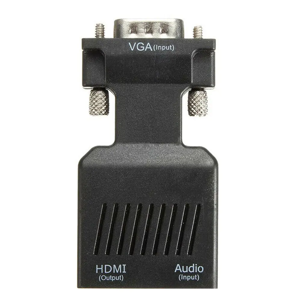 VGA к HDMI адаптер с аудио мужской женскому конвертер ноутбук телевизору для ПК