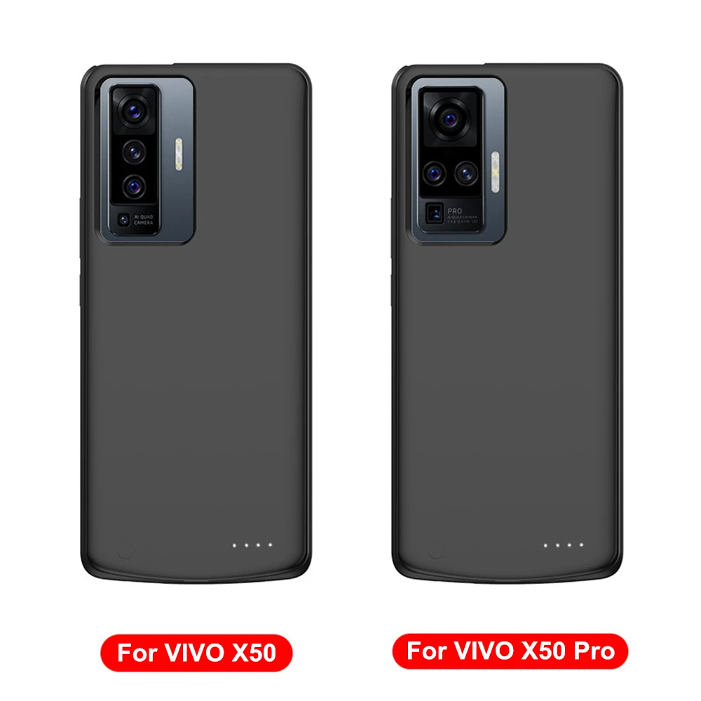 NTSPACE Battery Charger Cases For VIVO X50 Pro Charging Case 6800mAh External Battery Power Case For VIVO X50 Power Bank Case