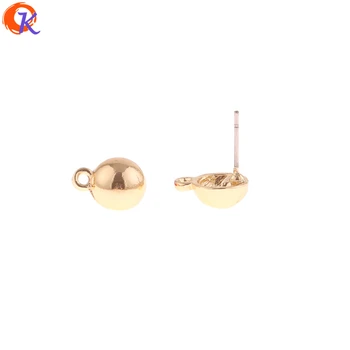 

Cordial Design 100Pcs 8*11MM Jewelry Making/Earring Stud/Semicircle Shape/DIY Earring Accessories/Hand Made/Earring Findings