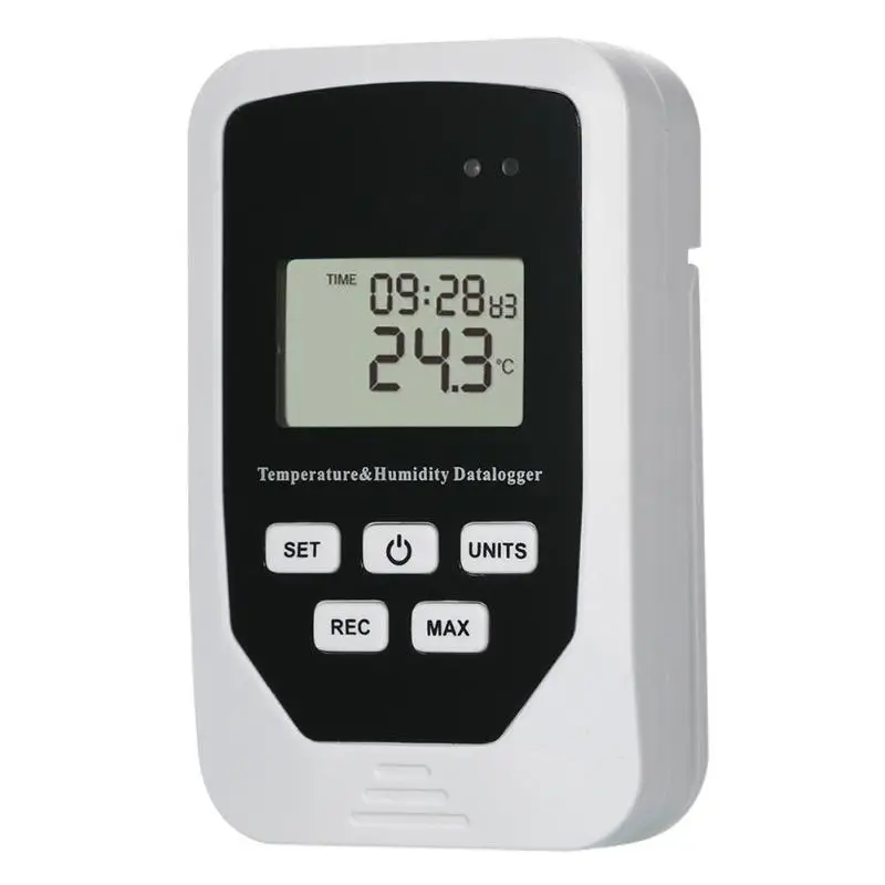 TL-505 мини-usb Измеритель температуры и влажности RH TEMP тестер регистратор данных гигрометр Удержание данных Индикация низкого заряда батареи - Цвет: Белый