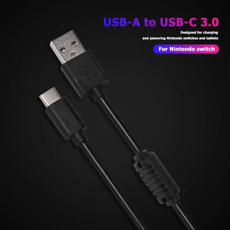 1,8 м USB-A-usb type-C кабель для зарядки и передачи данных Портативный для переключателя ined продуманное производство длительный срок службы