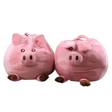 Портативное хранение детских игрушек сумка игровой коврик настольная лампа веселый поросенок плюшевый органайзер для игрушек сумка на молнии многофункциональный диван откидной мешок для хранения