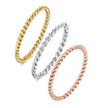 

Twist Tail Ring Lady Small Stainless Steel Ring