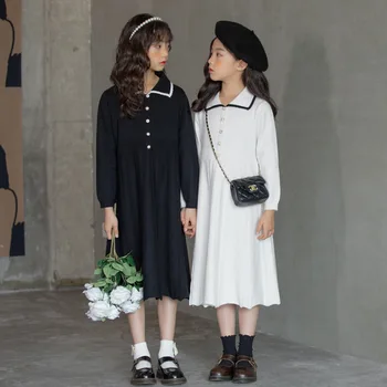

6Y To 16Y Girls Midi Dress Kids Sweaters Dress Mommy and Me Dress Toddler Girl Fall Clothes 2020 Winter Dress for Girls,#5662