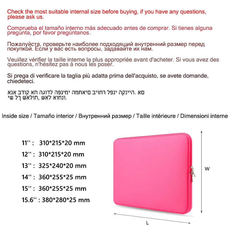 Чехол на молнии для ноутбука Macbook AIR PRO Retina 11 12 13 14 15 3 4 6 дюйма сумка Xiaomi Lenovo|Сумки и