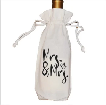 

The New Customized personality logo Cartoon Alphabet Drawstring Bags Travel Organizer Jewelry Bag Red Wine Bag