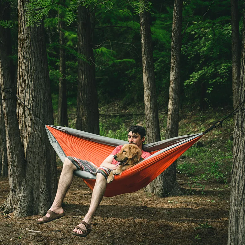 Naturehike открытый Крытый надувной трубчатый гамак спальный тент одиночный двойной