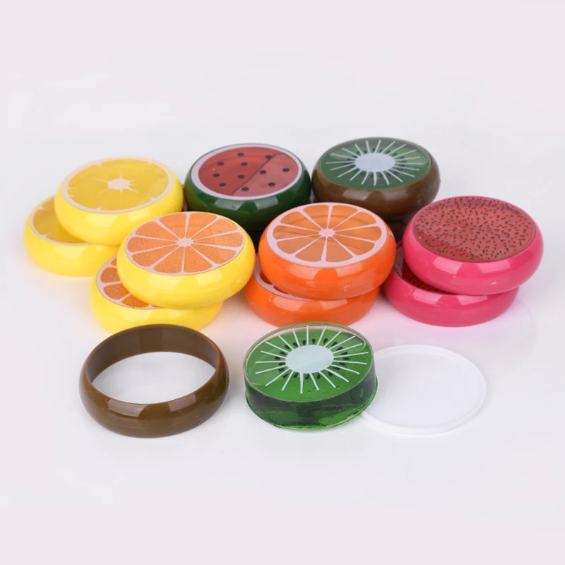 

6PCS Jelly Mud New Fruit Toy Magnetic Polymer Clay Color Crystal Mud Transparent For Kids Intelligent Hand Plasticine Mud