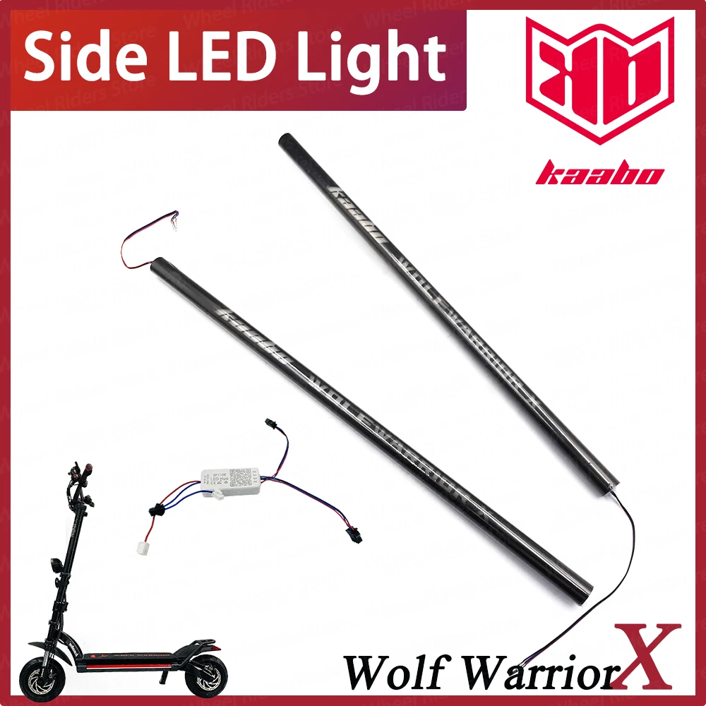 Upgrade Kaabo Wolf Warrior X Wolf 10inch Black Side LED Light Red