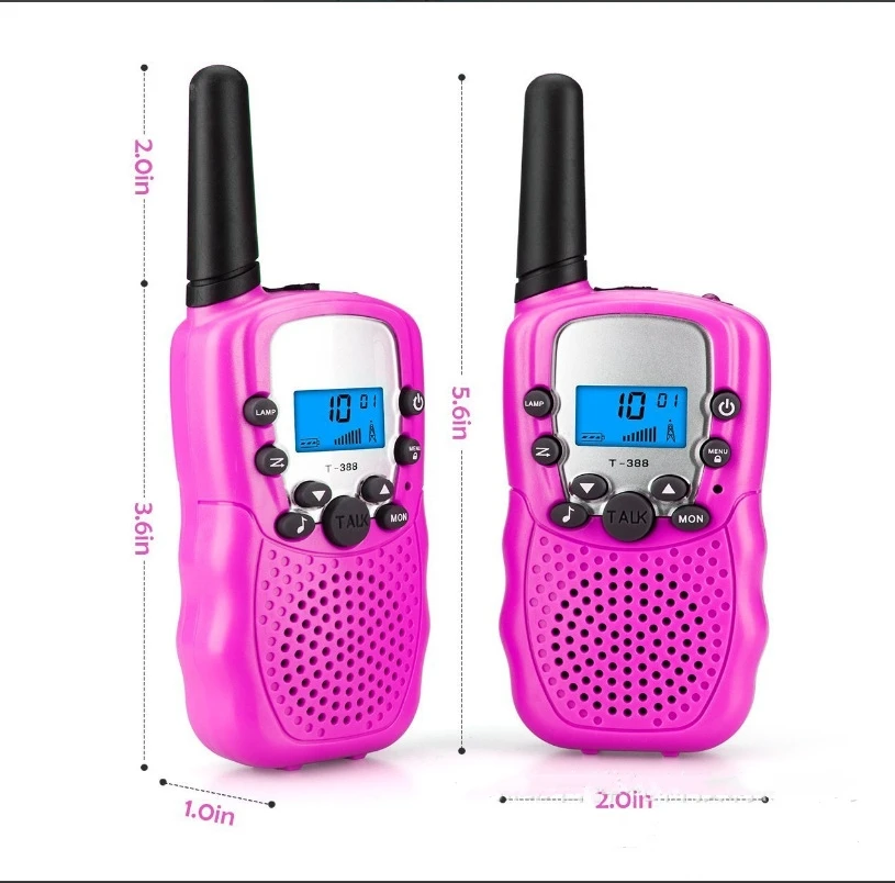 2 шт./компл. детские игрушки 22 канала иди и болтай Walkie Talkie s игрушка двухстороннее радио длинный диапазон UHF трансивер подарок для детей