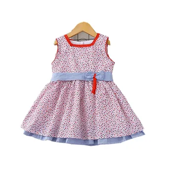 

Striped Bow Tie Girl Dress 2020 Summer Children's Dress